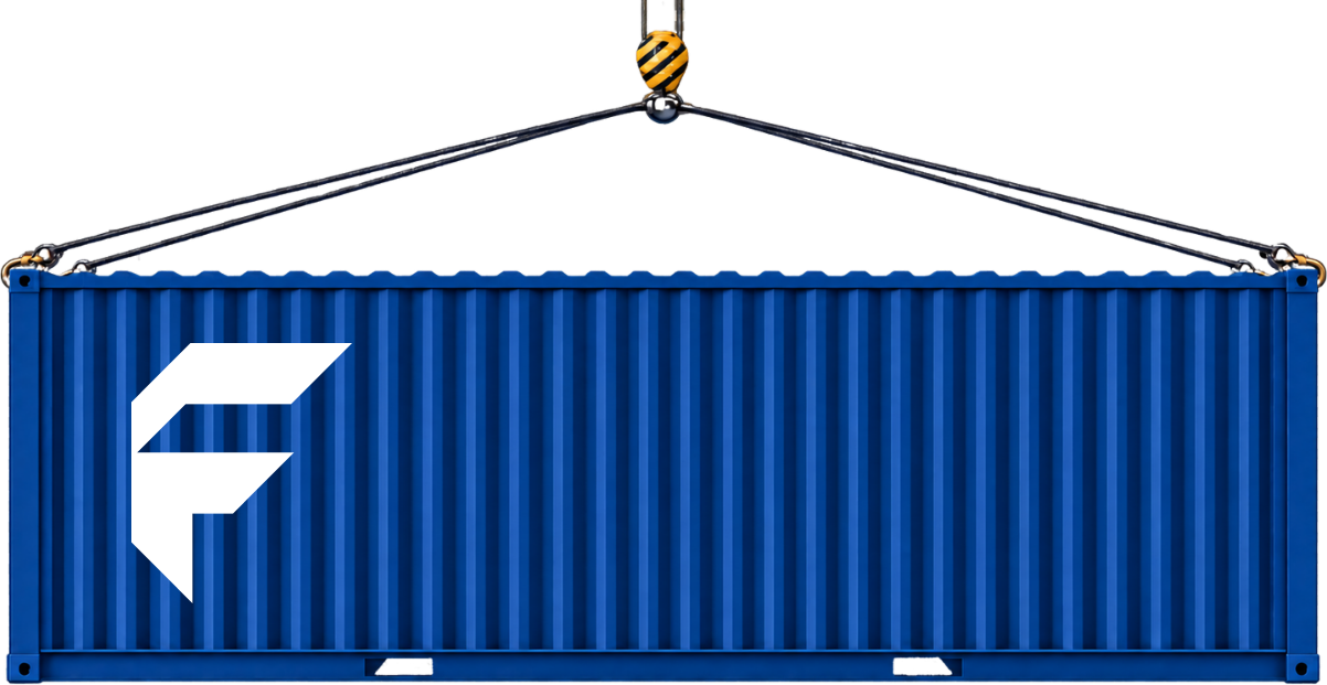 Container ship route from China to India